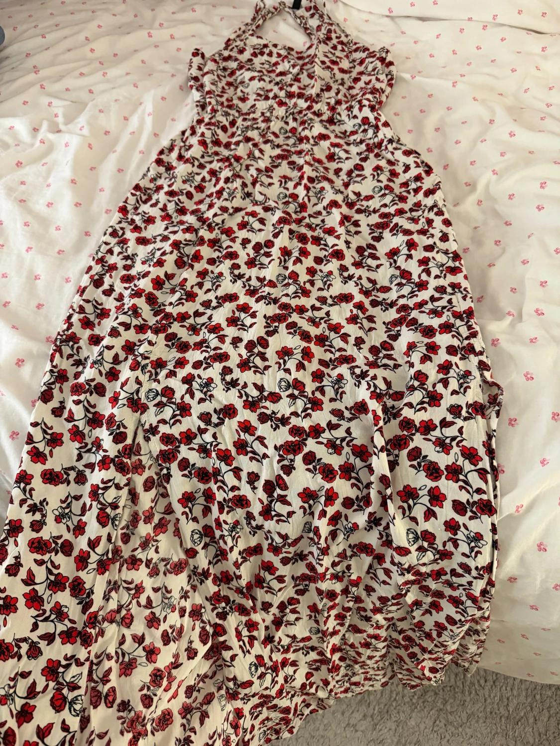 Blommig långklänning  - 1