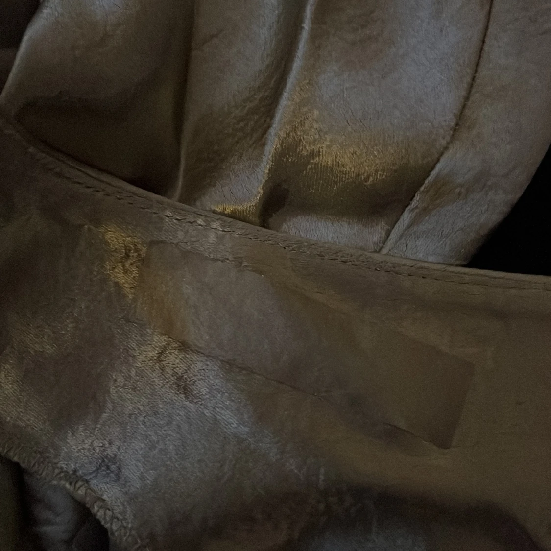 Champagnefärgad balklänning - 3