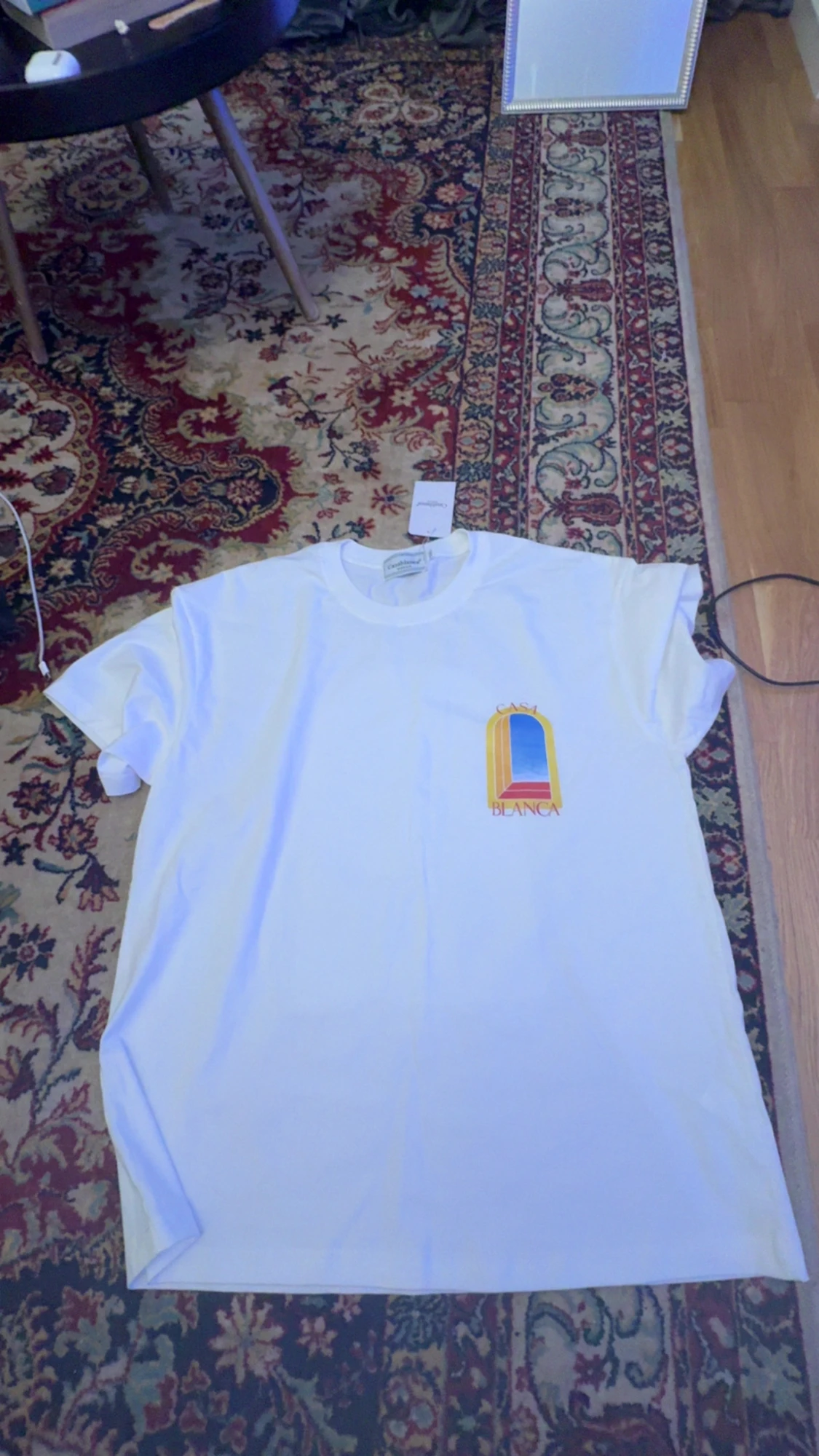 Vit t-shirt från Casablanca