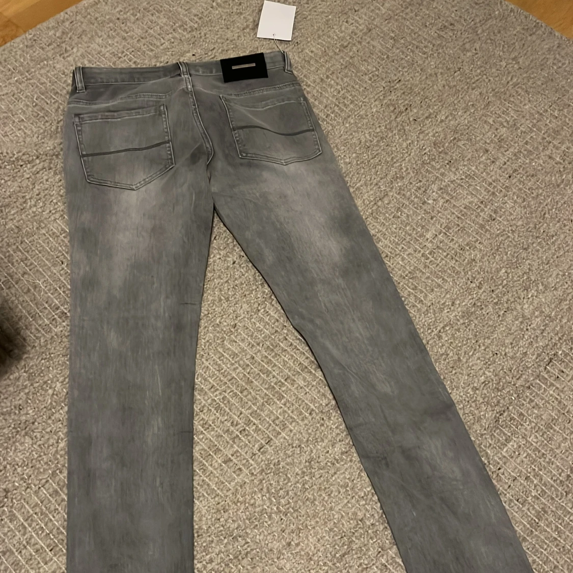 Grå slim jeans från Sacre jeans, stl 29 - 4