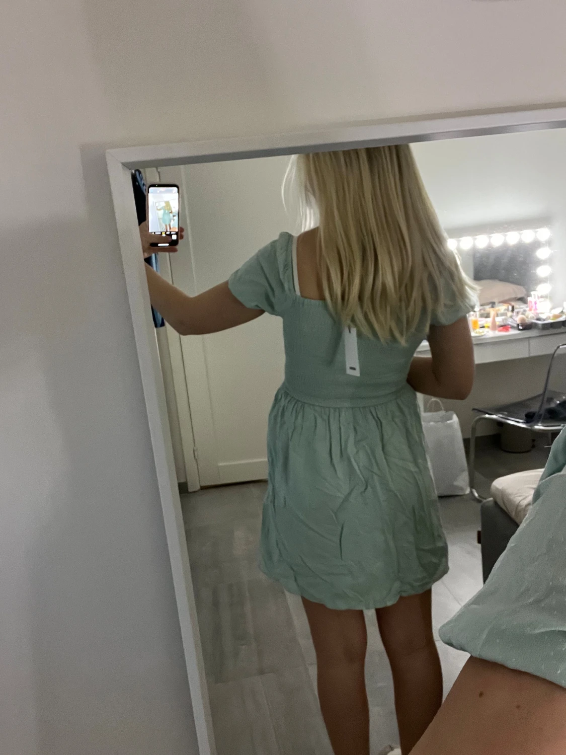 Mint grön klänning - 2