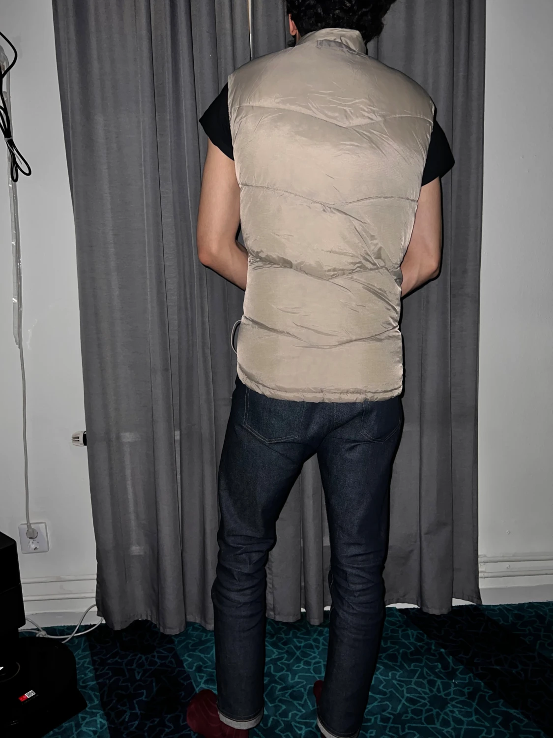 Beige dunväst från Outdoor - 2