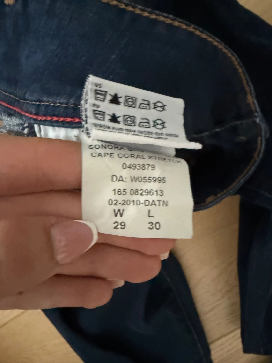 Tommy Hilfiger mörkblå bootcut jeans - 3