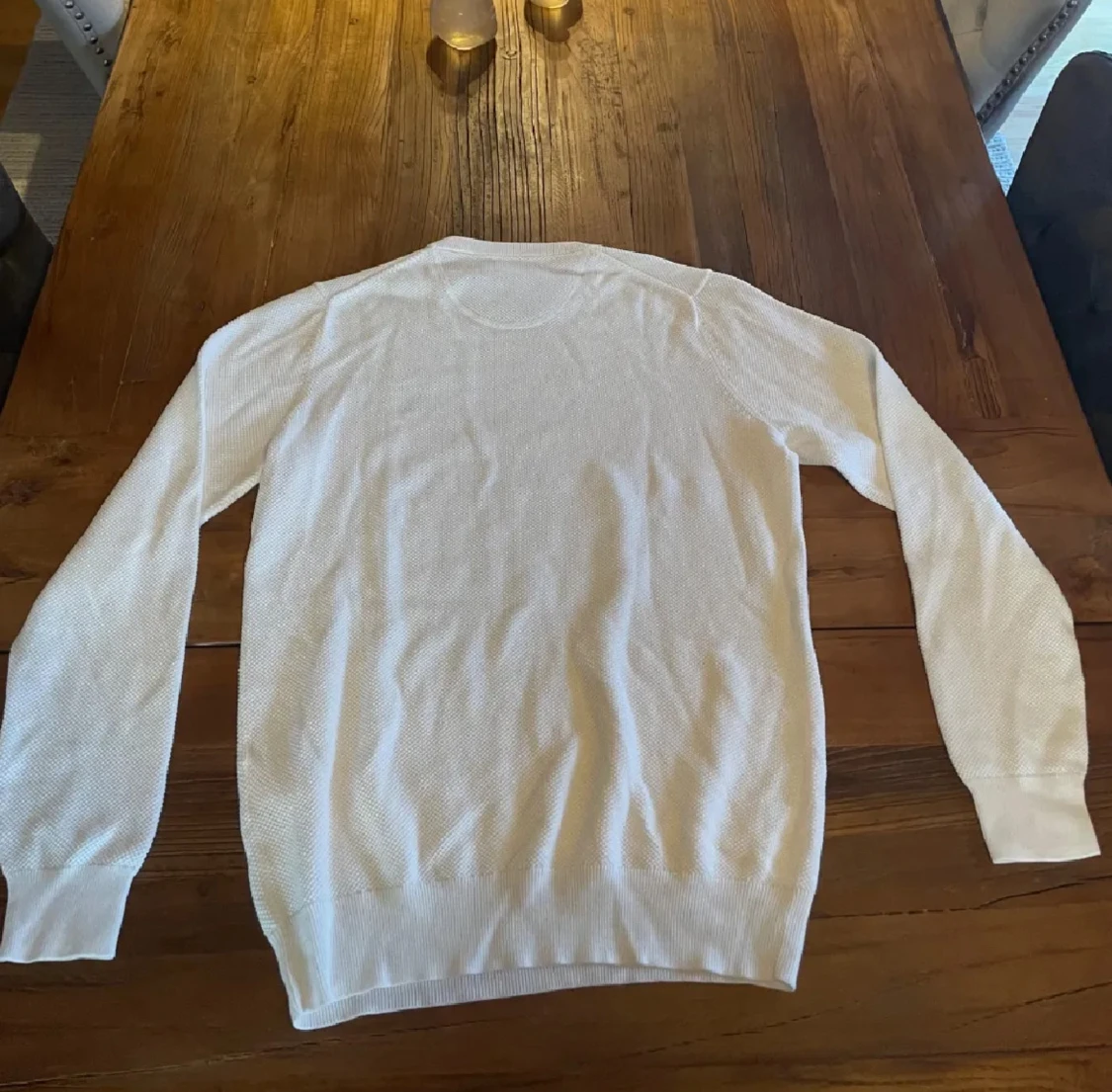 Vit stickad tröja från GANT - 4