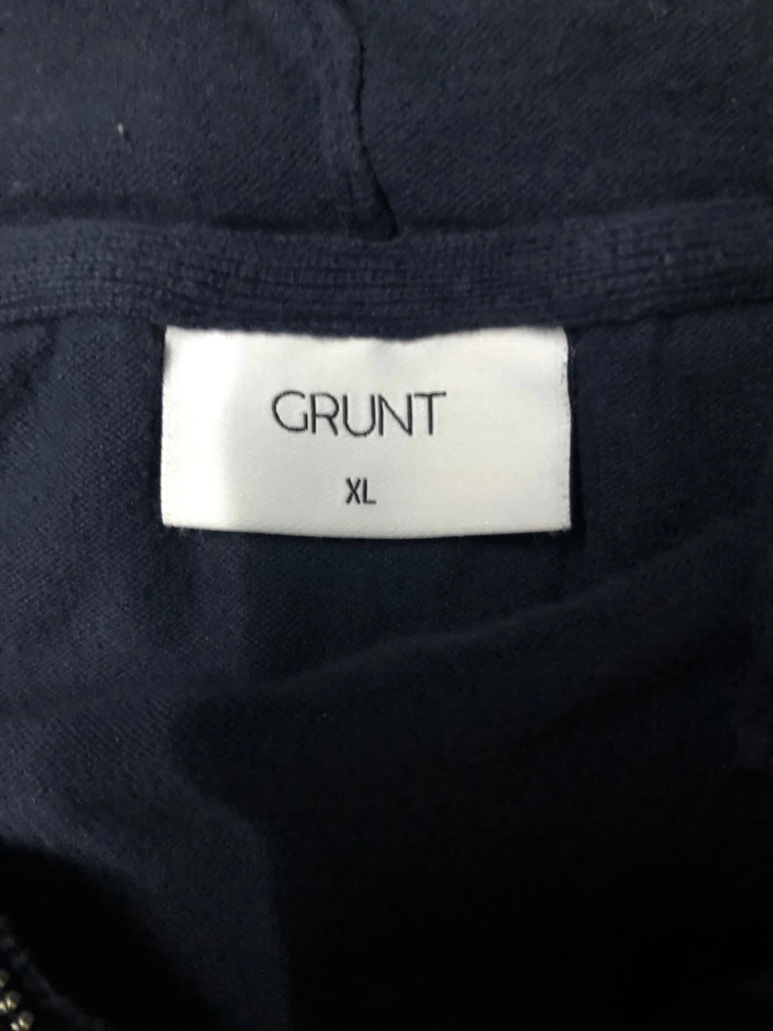 Mörkblå hoodie från Grunt XL - 2