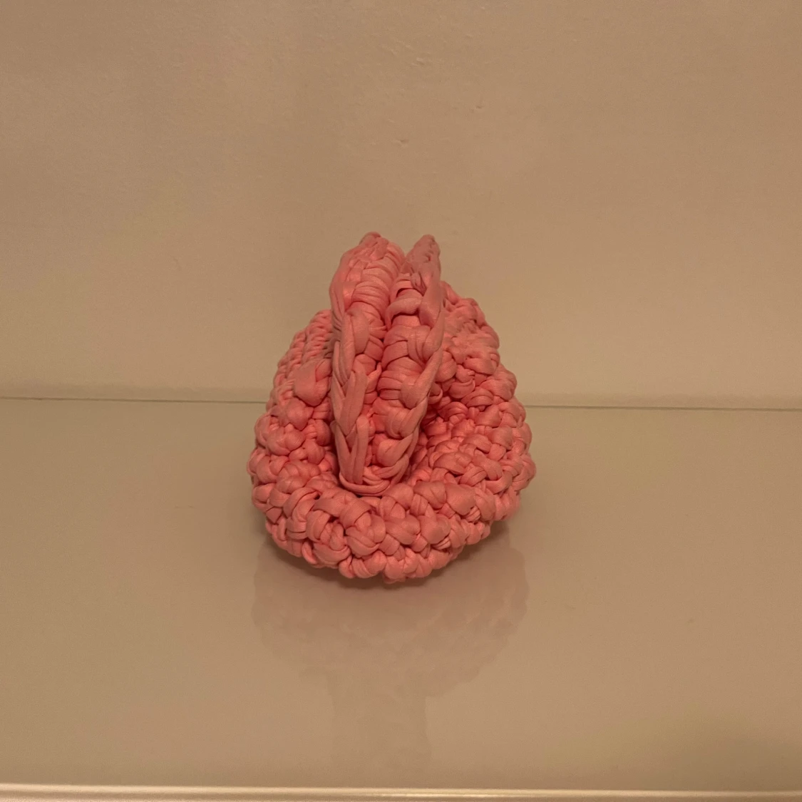 Handgjord rosa kuvertväska i bomull - 1