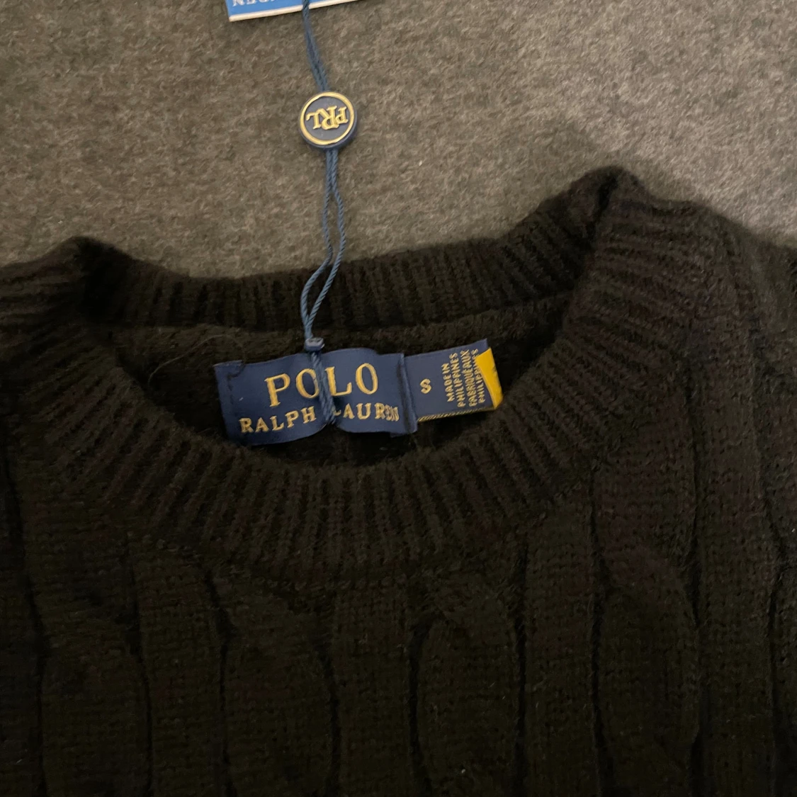 Svart kabelstickad tröja Polo Ralph Lauren - 2