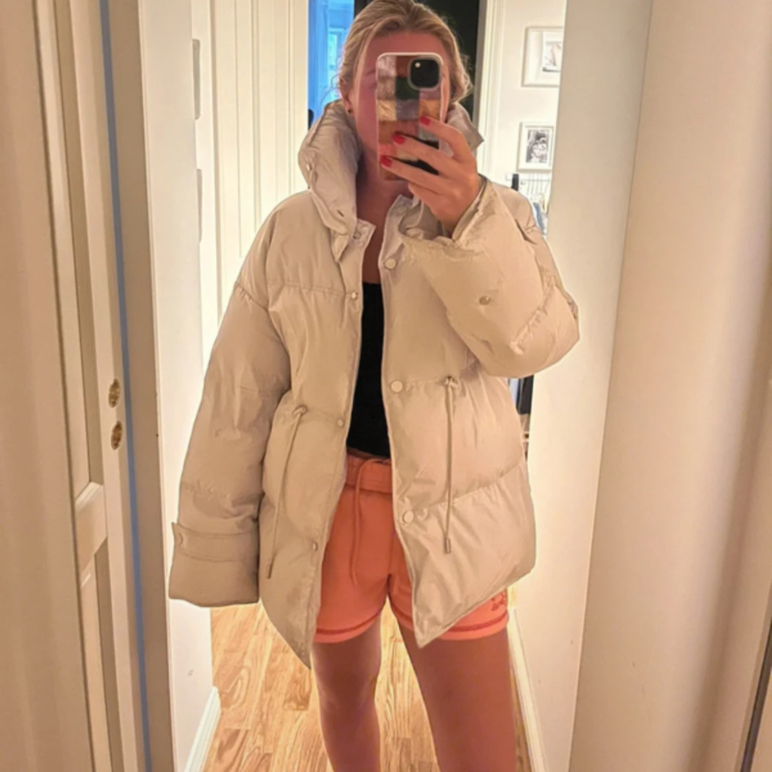 Beige pufferjacka från Meotine XS/S - 1