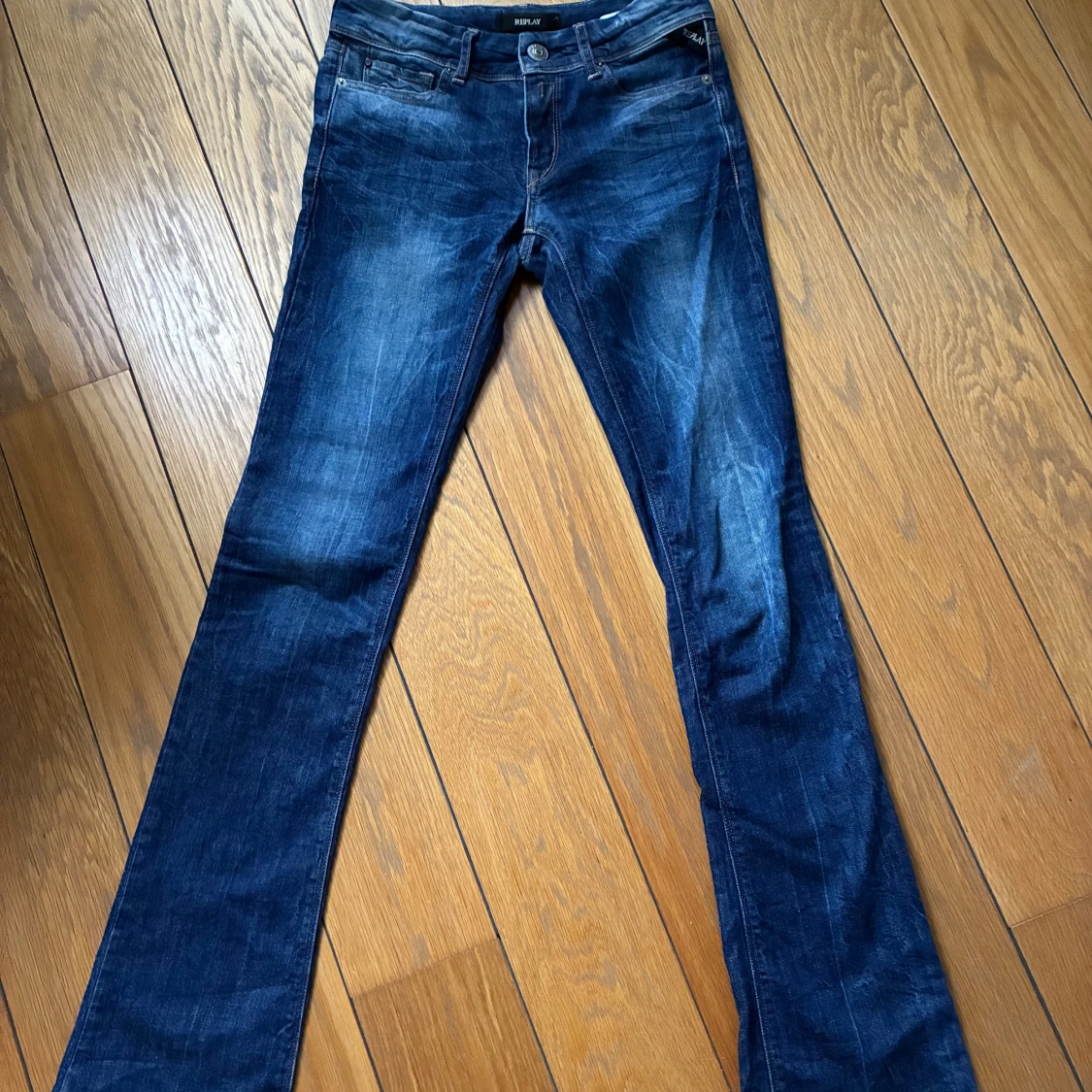 Blå Replay jeans bootcut