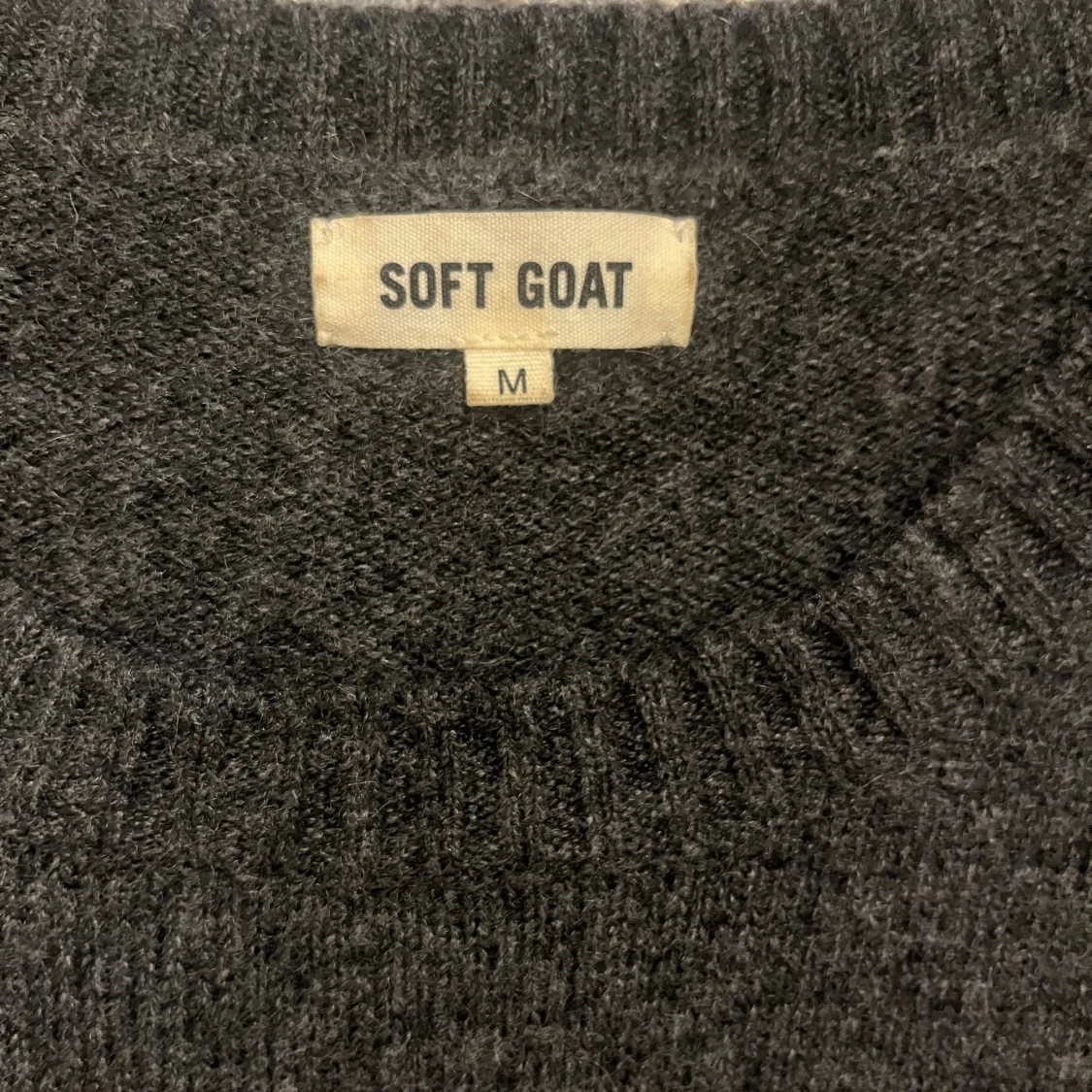 Mörkgrå kashmirtröja Soft Goat - 1