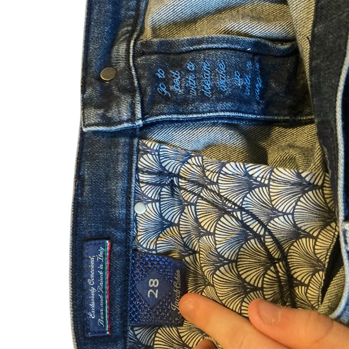 Marinblå Jacob Cohen jeans - 3