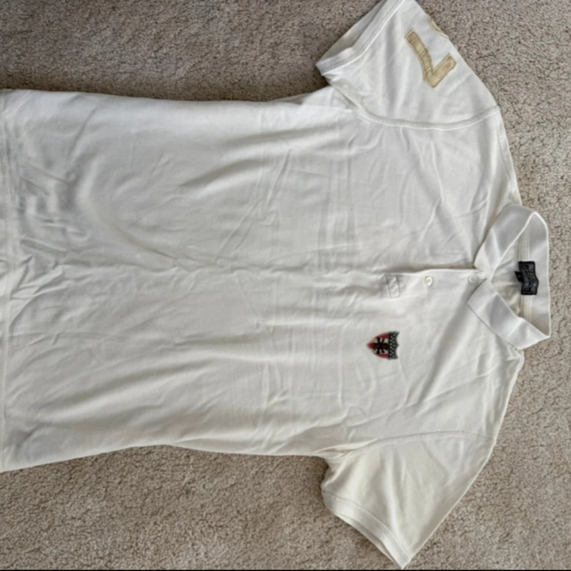 Polo Jeans Company by Ralph Lauren – Klassisk vit piké (strl L) - 1
