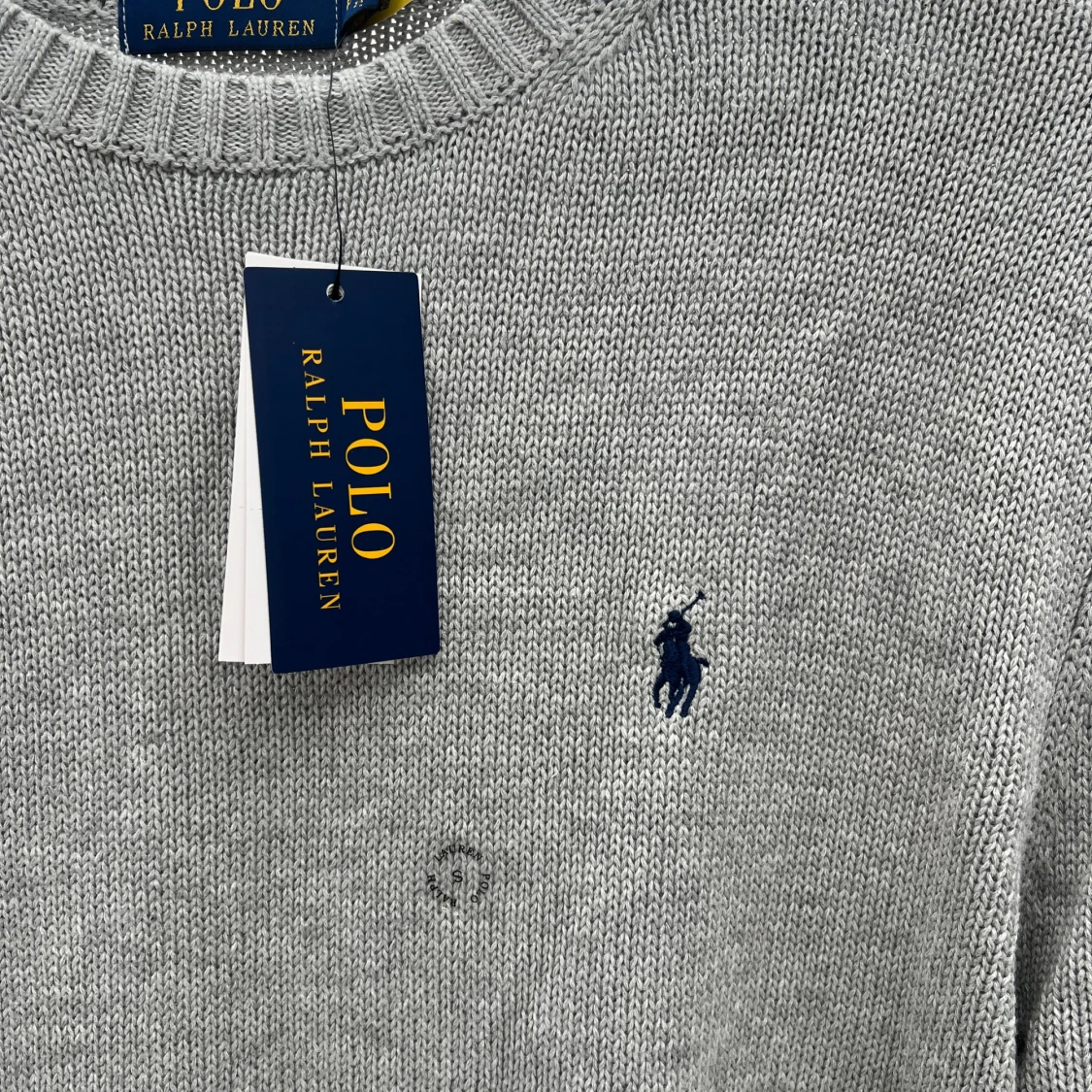 Grå stickad tröja (HELT NY) - 3