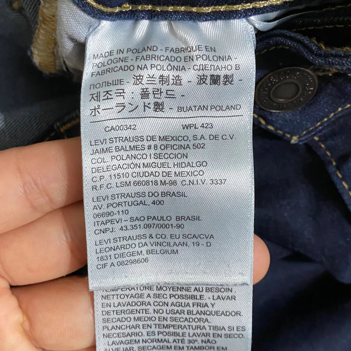 Levi's 712 Slim jeans mörkblå, stl 28 - 4