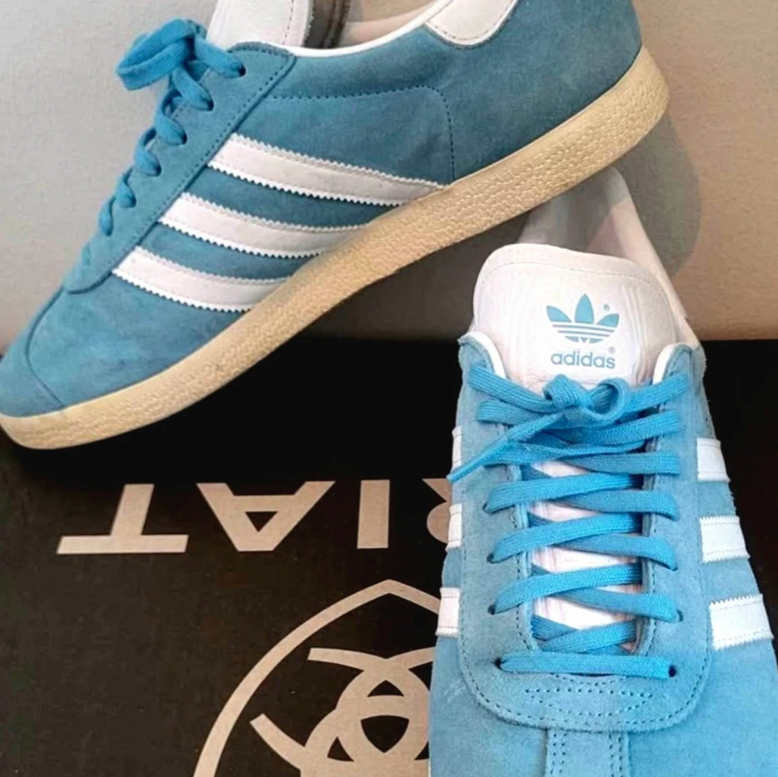 Adidas Gazelle blå sneakers