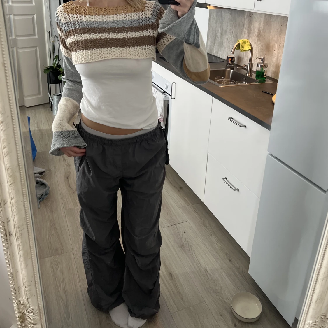 Kort långarmad tröja - 91