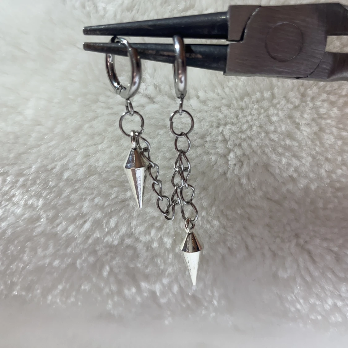 Dubble chain earrings - 90