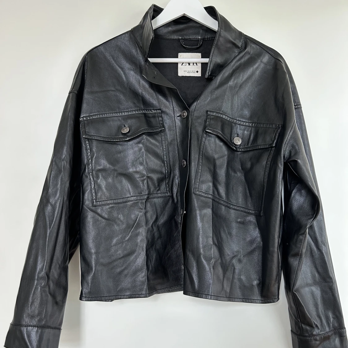 Fakeläder jacka - 91