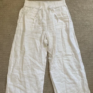 Linnebyxor - Vita linnebyxor 