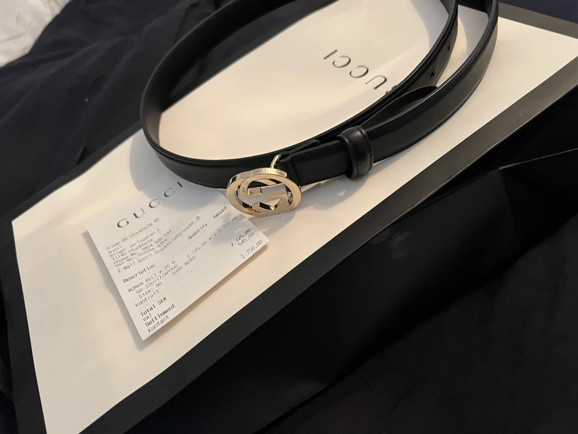 Äkta Gucci bälte