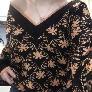 Stickad tröja - Jättemysig höstig stickad tröja