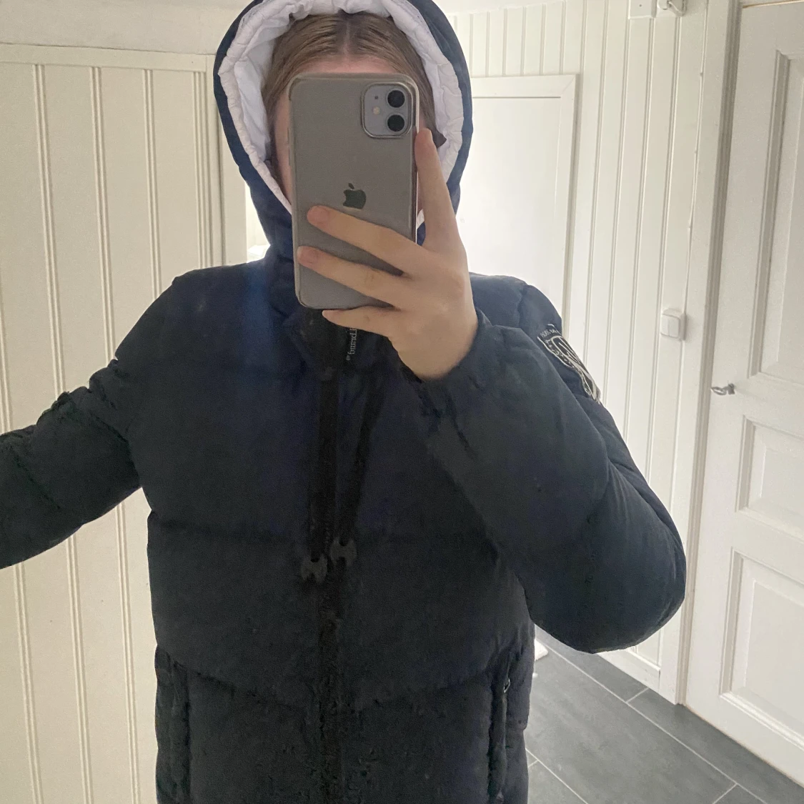 Marinblå vinterjacka  - 91