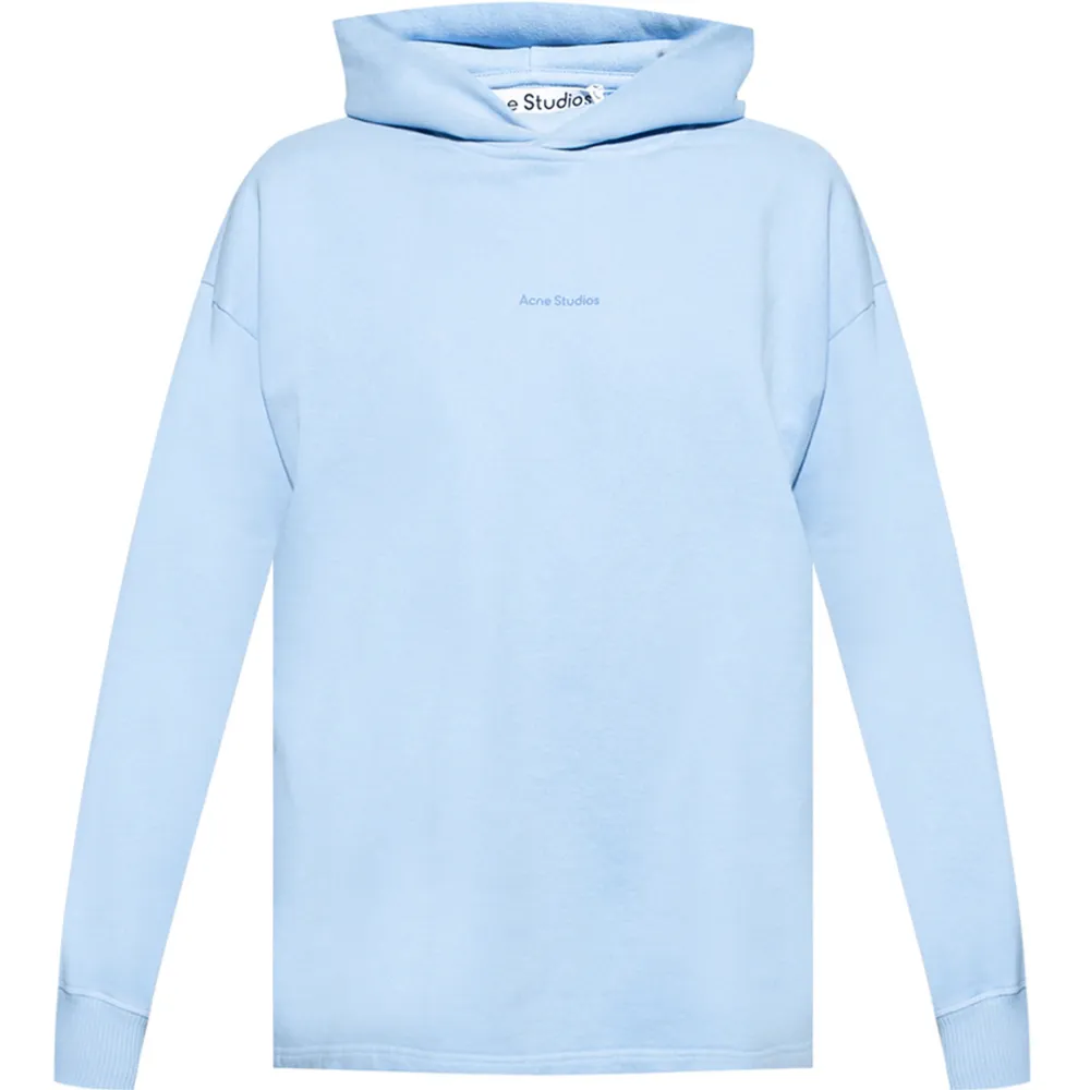 Säljer min ljusblå acne hoodie. Endast använd en gång så inga slitningar eller fläckar! 🦋modellen är oversized och ganska lång! Nypris: 4000kr. Hoodies.