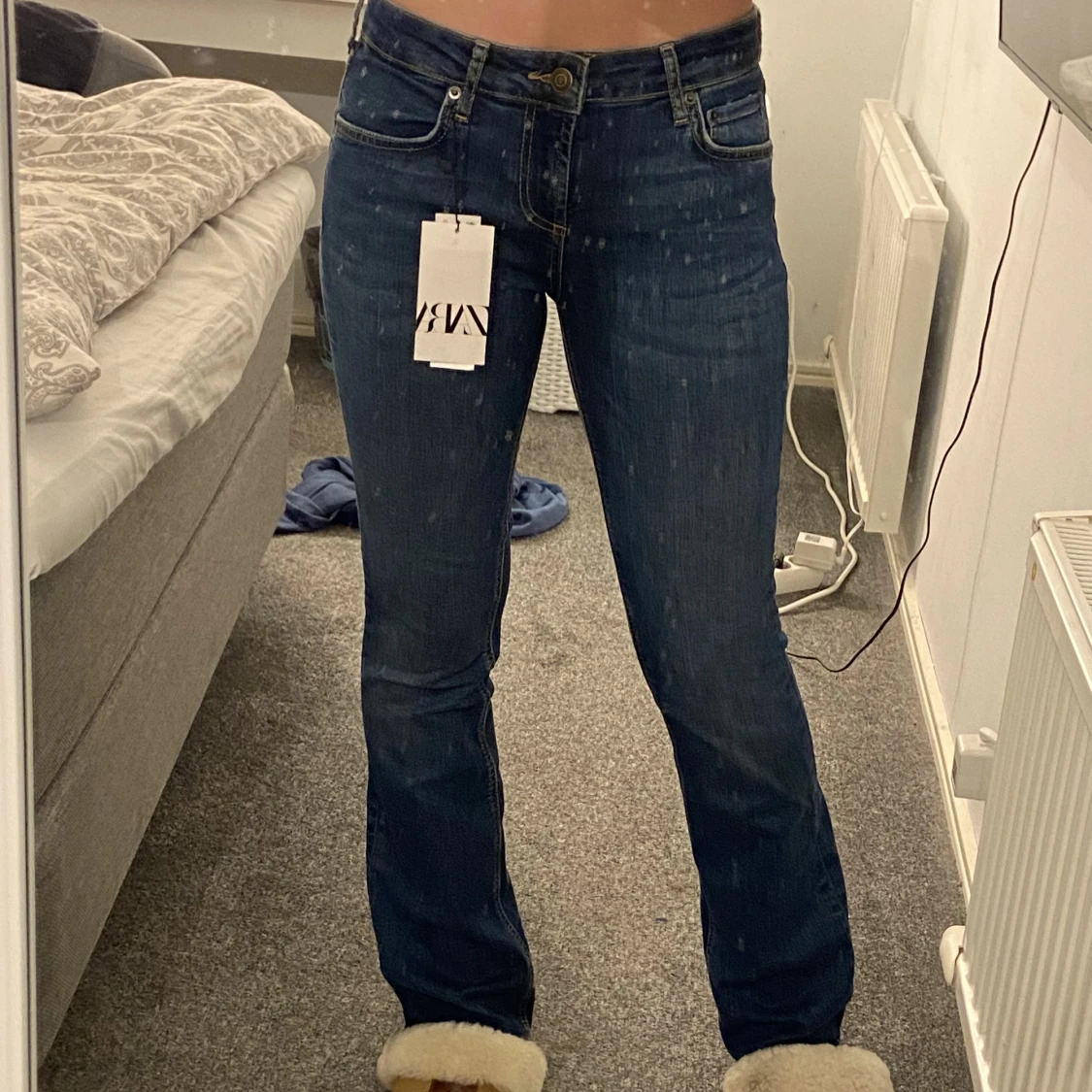 Zara Low Rise flare jeans