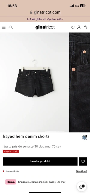 HELT NYA SKJORTS - Säljer mina helt nya skjorta ifrån Gina då de var fel i storleken för mig! Jättesnygga i modellen, helt slutsålda på hemsidan och i butik!