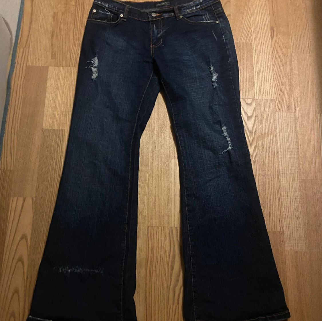 lågmidjade jeans - 91