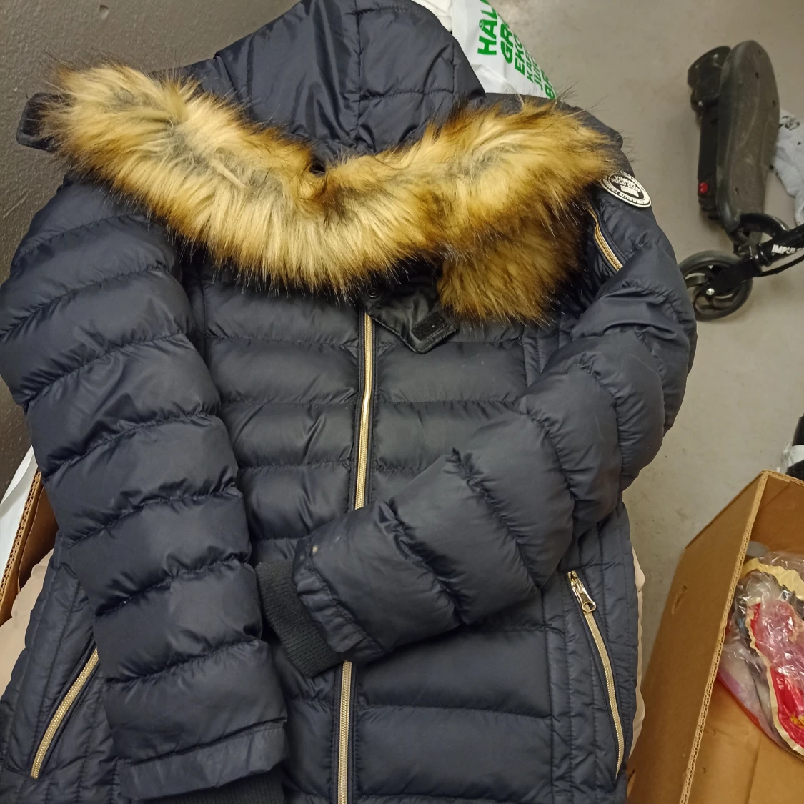 Fin päls jacka från stadium 