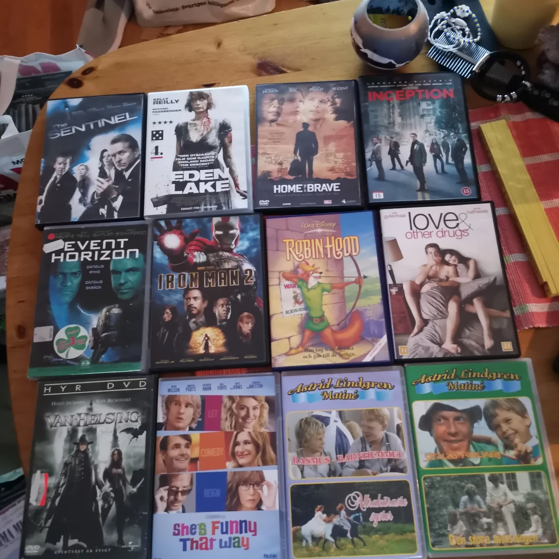 12 st dvd filmer 20 kr st