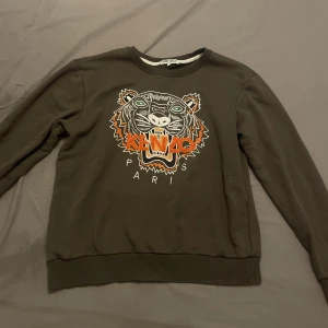 Kendo tröja - Grön Kenzo tröja i fint skick då jag endast använt den cirka 2-3 gånger. Strl L Den e mörkgrön/oliv