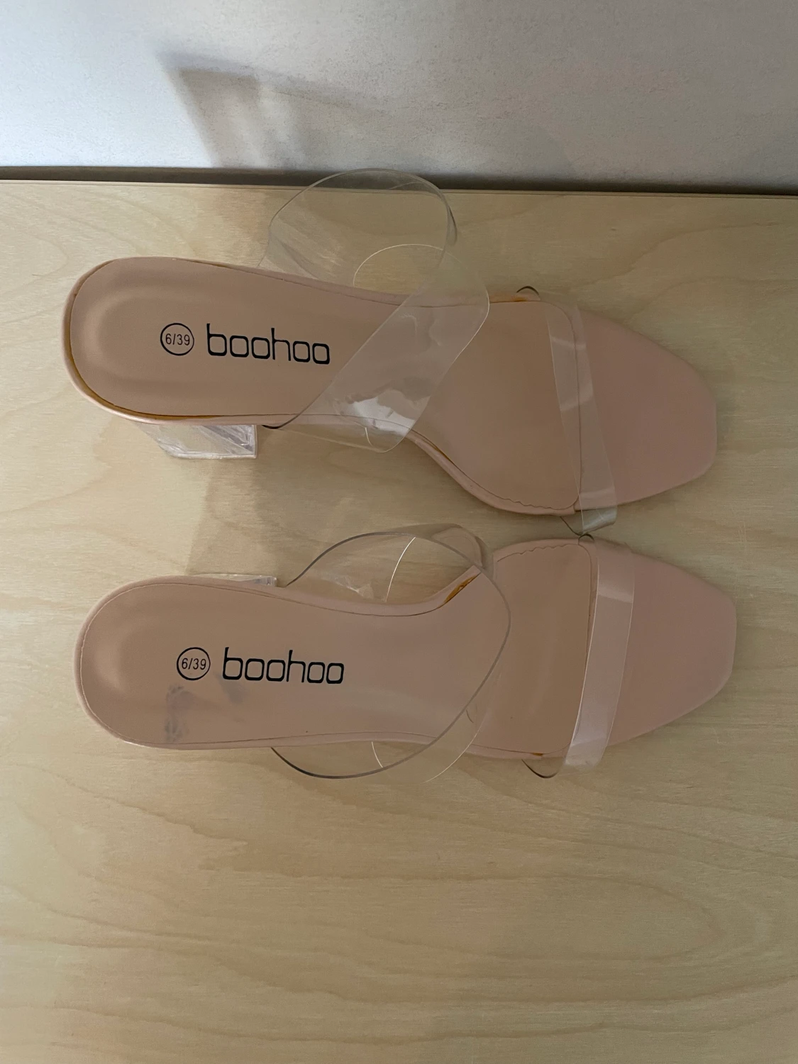 Boohoo transparent klack, stl.39 - 90