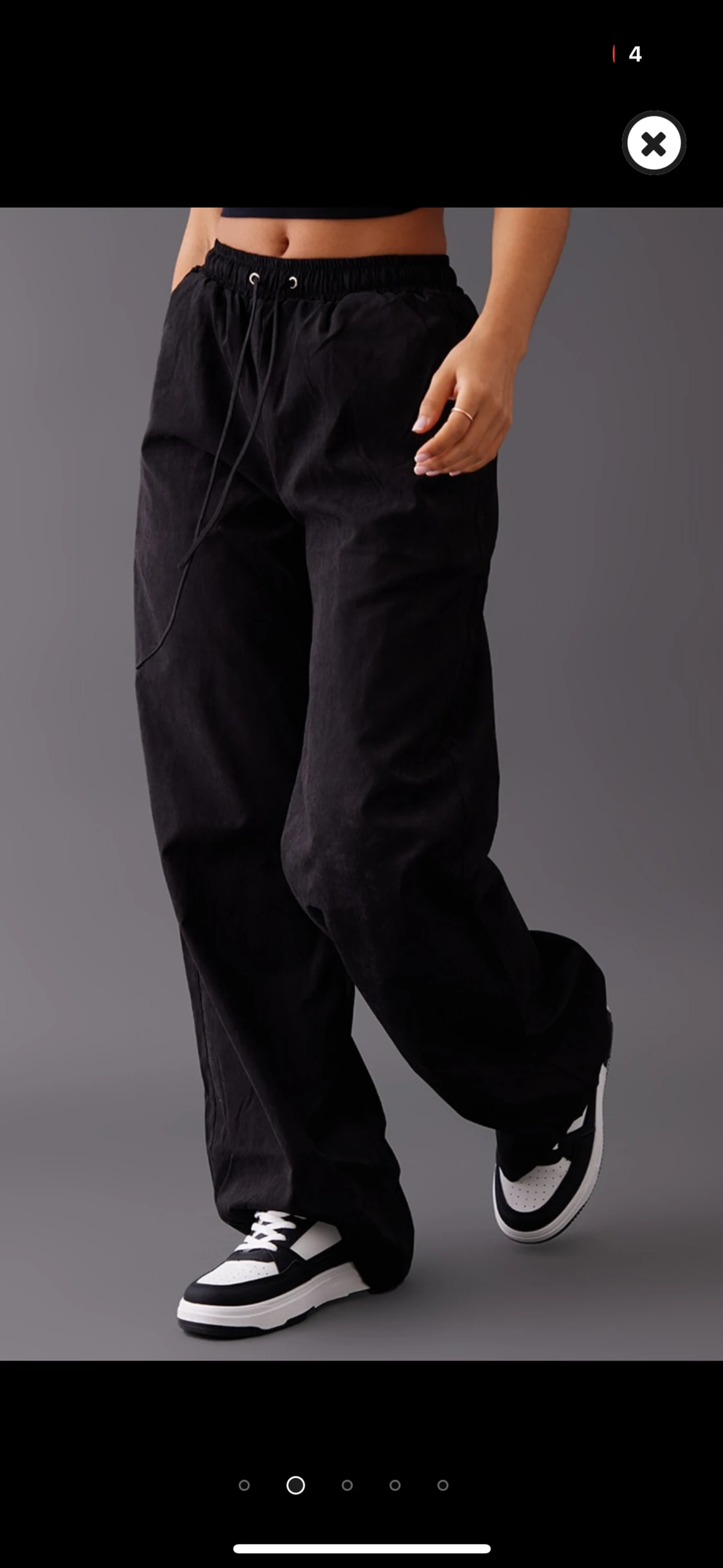 Svarta PLT byxor  - 90