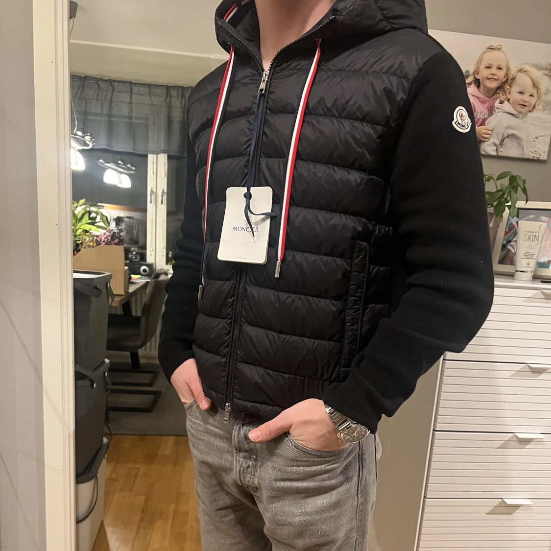 Svart Moncler Cardigan | Jackor