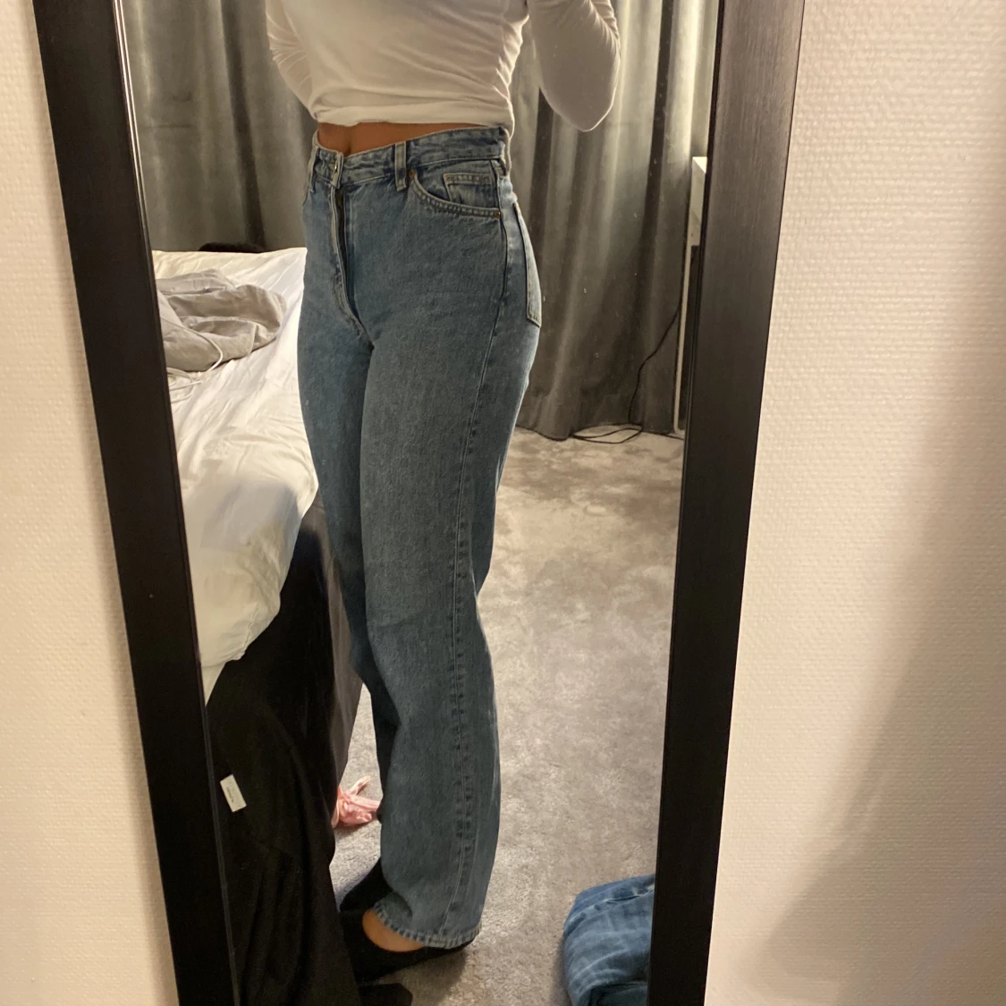 Blåa jeans 