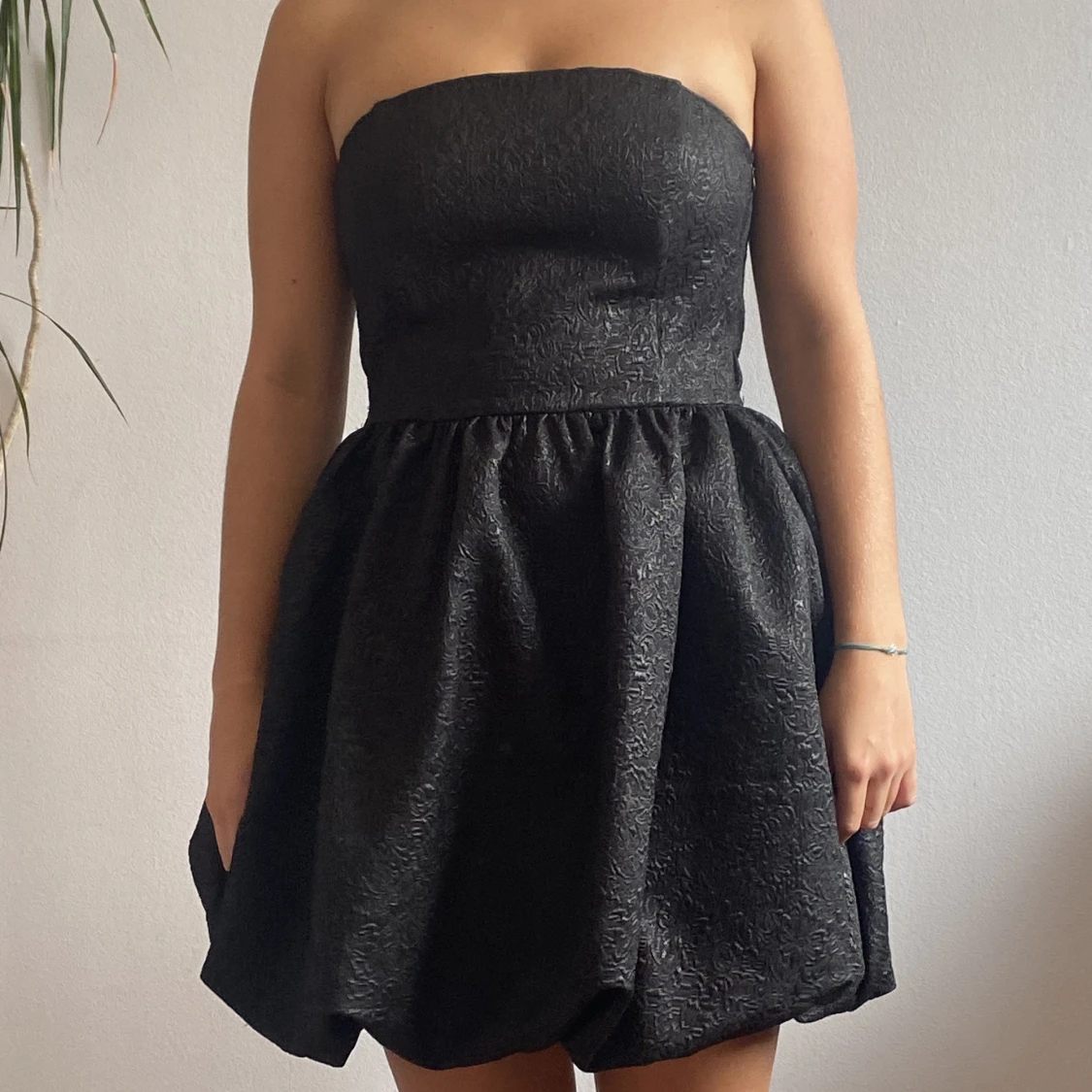 Svart cocktail klänning