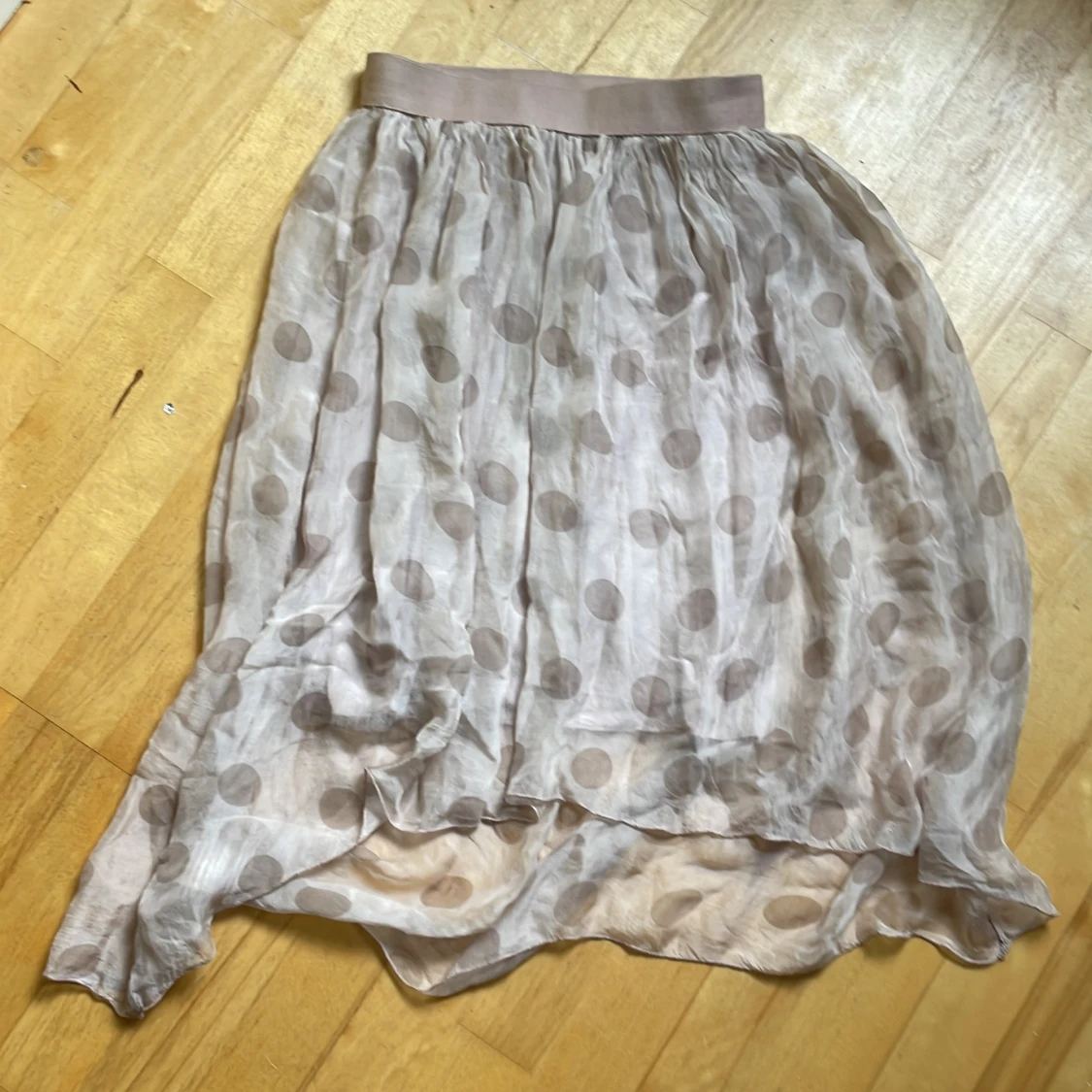 Rosa Genomskinlig Kjol - 90