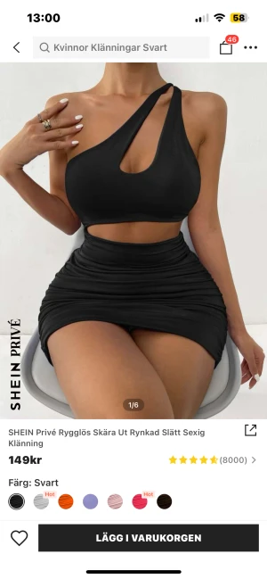 SNYGG klänning - Jättesnygg klänning som passar super t fest! Knappt använd.