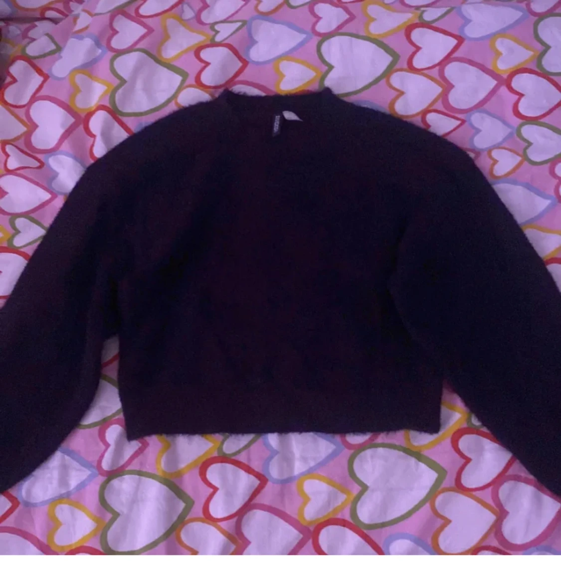 Tjocktröja med päls