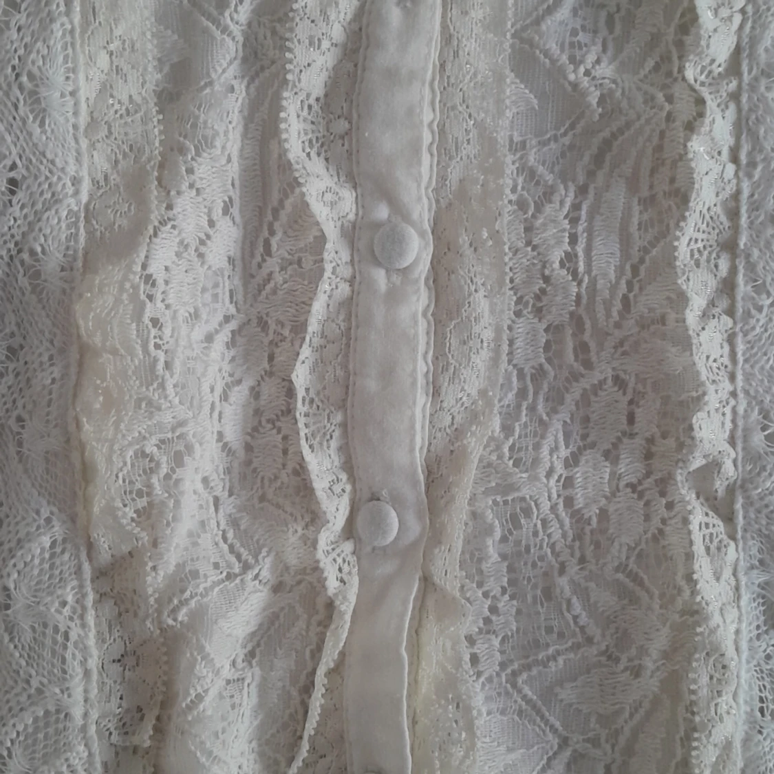 Vit kort klänning - 90