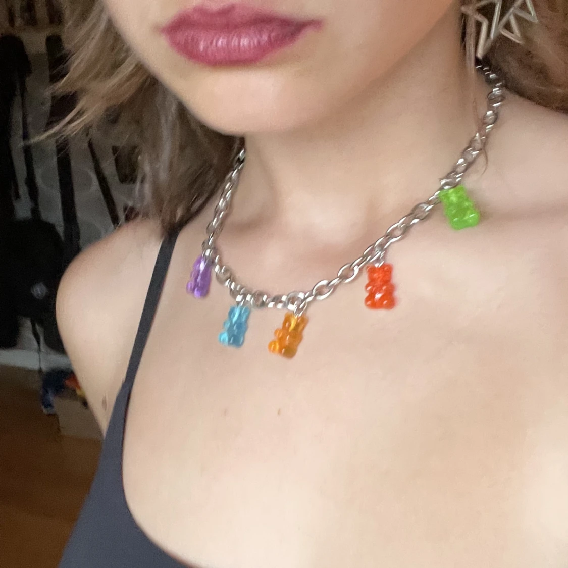 Gummibjörn halsband - 90