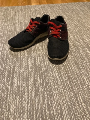 Limited edition Philipp Plein skor - Svart-röda limited edition Philipp Plein skor i begagnat skick. Orginalpris 8599kr. Litet hål fram på höger sko (se bilder).