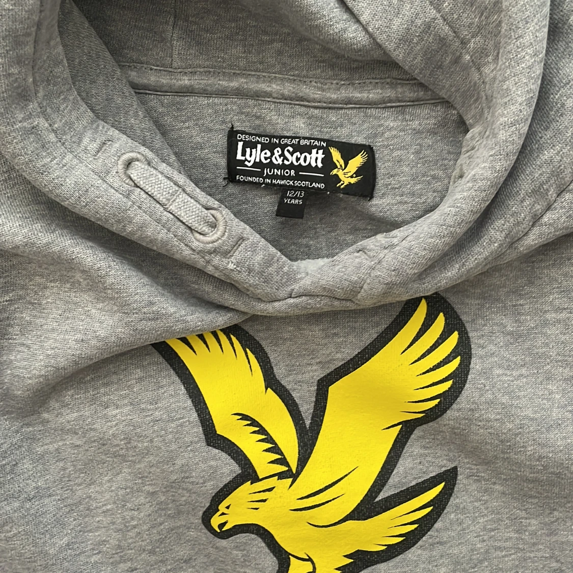 Lyle & Scott grå hoodie 12/13år - 91