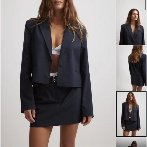 Cropped blazer - Croppad blazer från NAKD, stl 36. Använd 1 gång. Nypris: 699 kr