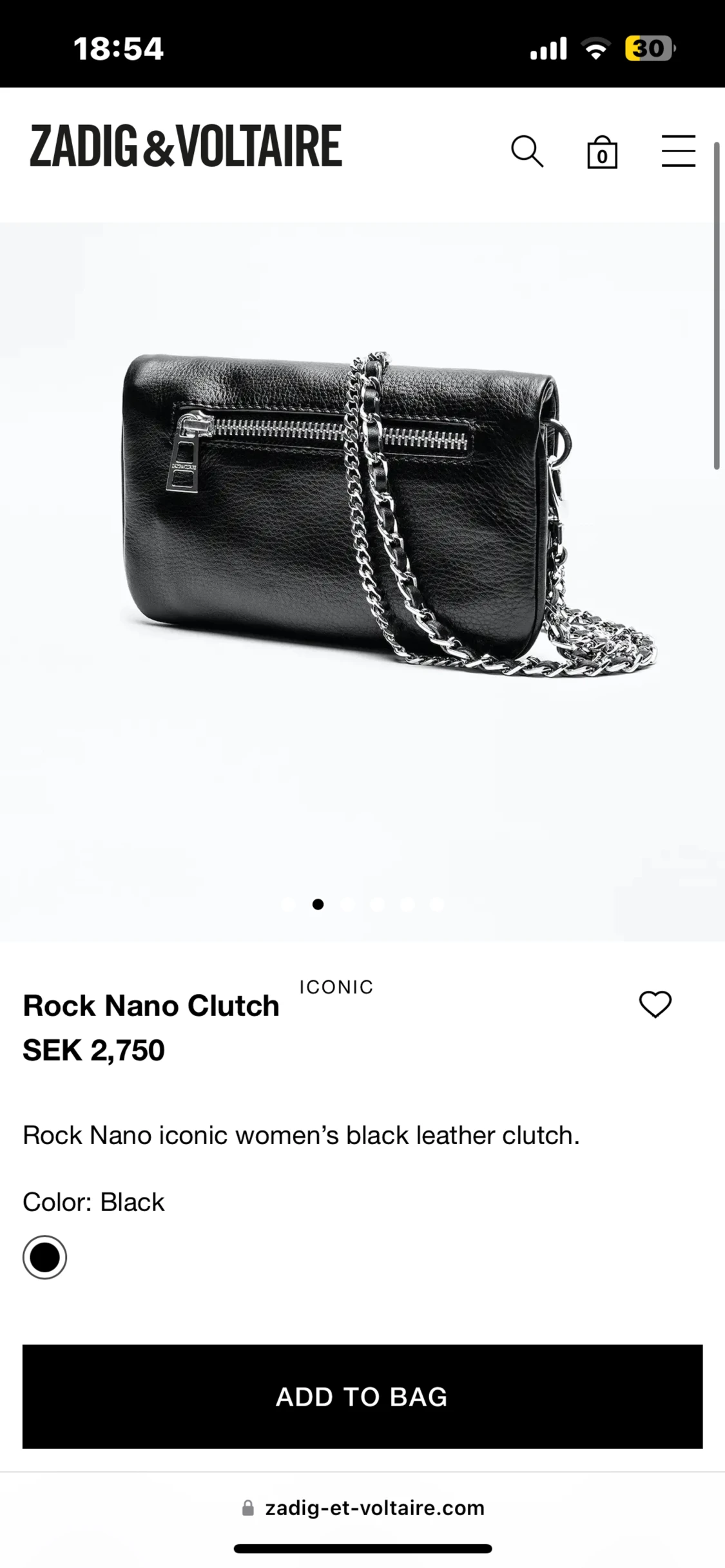 säljer min lilla Zadig väska - 90