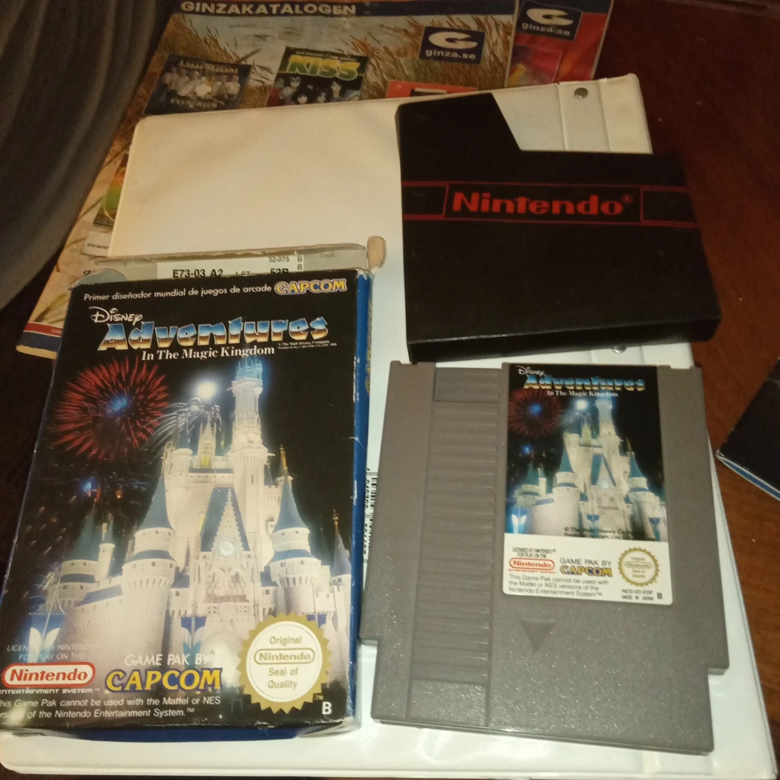 Disney adventures inthe Magie Kingdom Nes spel begagnad .