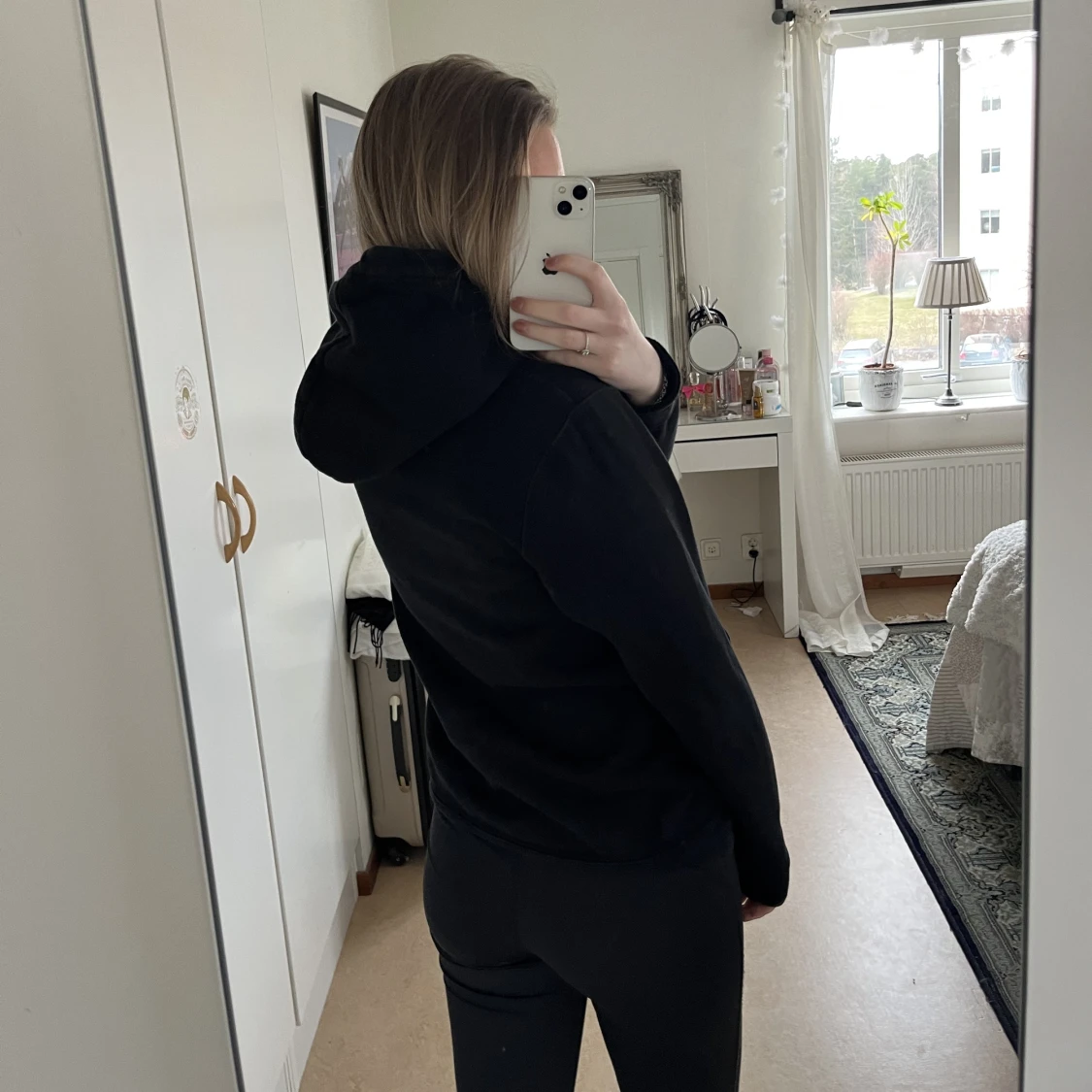 Hoddie med tryck - 90