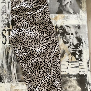 Leopard byxor silke  - Silkes byxor i leopard 